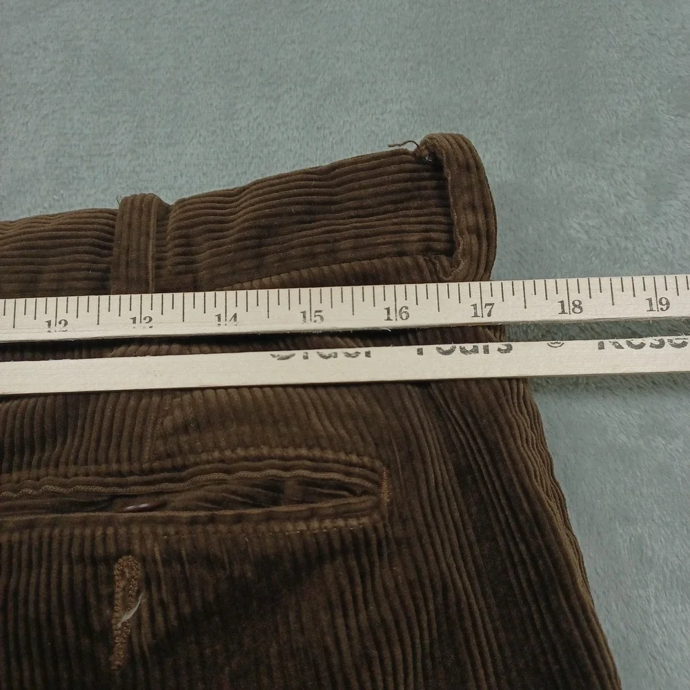 Vintage Polo Ralph Lauren Pants Mens 35x30‎ Brown Corduroy Preppy Pockets